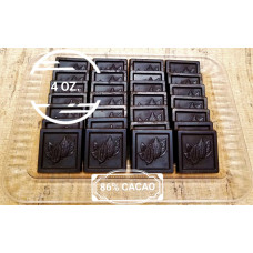 86% Cacao Dark Chocolate Couverture (4 oz.)